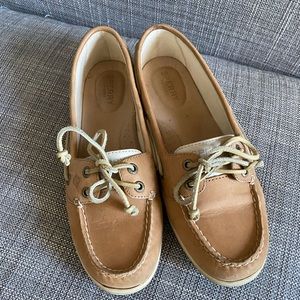 Sperry Top-Sider Linen Oat Boat Shoe (8.5)